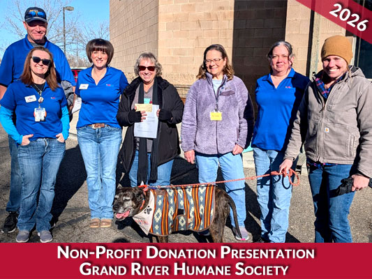 Donation to Grand River Humane Society 2026
